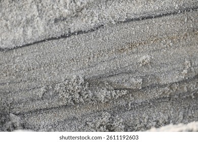 Abstract Linear Macro close up Micro view of graduated sand striations on beach texture