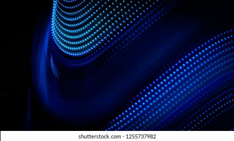 Abstract lines of colors. Art made with light. Resource for designers.