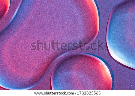 Abstract liquid colored background. Drop Fusion Macro