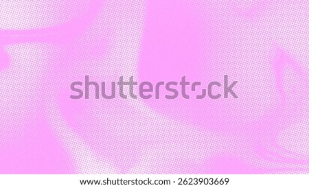Abstract Liquid Pink Halftone Pattern Background