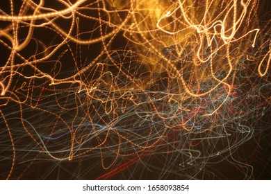 Abstract long exposure with light.