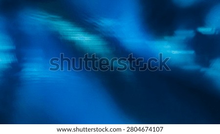 Abstract macro blue wave light texture, glowing diagonal streak pattern background