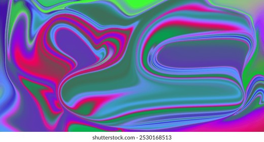Abstract marbled pattern featuring a vibrant blend