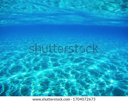 Abstract marine design template.Blue deep ocean. under the sea.