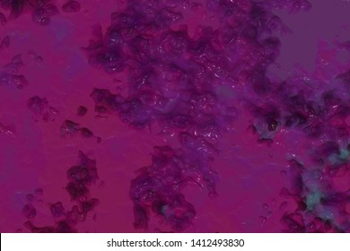 Abstract Melted Candle Wax Texture. Purple Wax Close Up Background