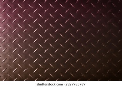 Abstract metal texture with diamond pattern. colored metallic background. - Shutterstock ID 2329985789
