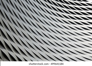 Abstract Metallic Pattern Reflecting Light