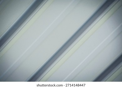 Abstract Metallic Texture of Soft Diagonal Lines: Neutral White and Grey Corrugation Pattern for Technology and Business.