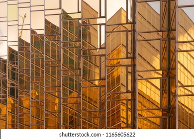 Abstract Mirror Building Texture