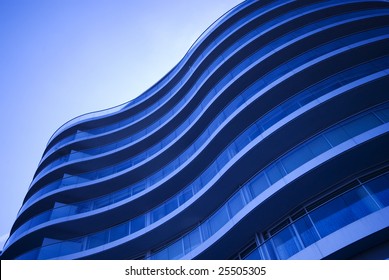 Abstract Modern Architecture In London.