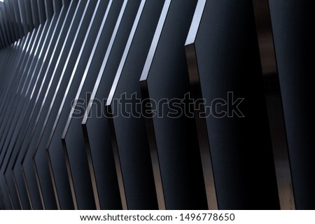 Abstract Modern Exterior Architecture. Abstract business interior in minimalism or hi-tech design