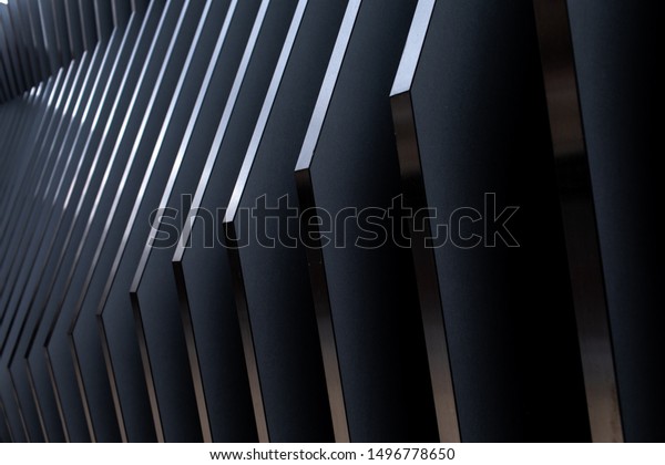 Abstract Modern Exterior\
Architecture. Abstract business interior in minimalism or hi-tech\
design