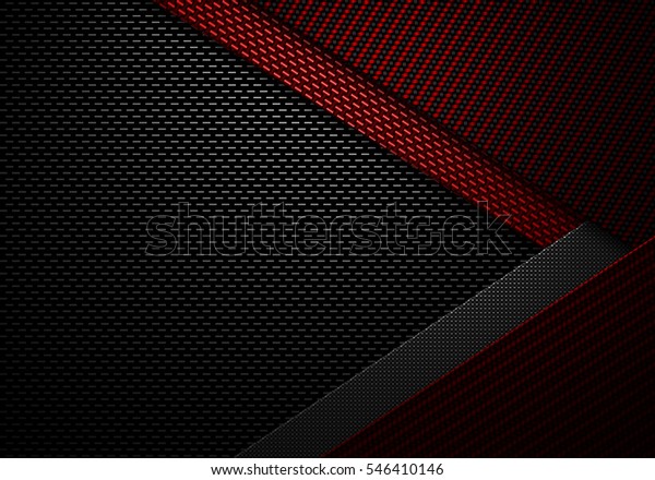 Abstract modern red\
black carbon fiber textured material design for background,\
wallpaper, graphic\
design