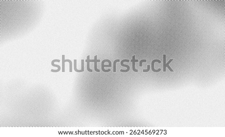 Abstract Monochrome Halftone Dot Pattern Texture Background