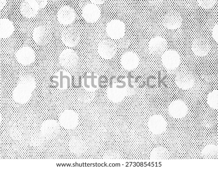 Abstract monochrome halftone pattern with soft bokeh-style circles and dotted shading on textured paper