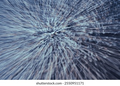 Abstract Monochrome Light Trails Texture with Chaotic Swirling Patterns in Black and White