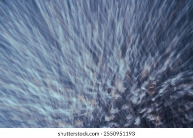 Abstract Monochrome Light Trails Texture with Chaotic Swirling Patterns in Black and White