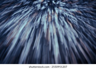 Abstract Monochrome Light Trails Texture with Chaotic Swirling Patterns in Black and White