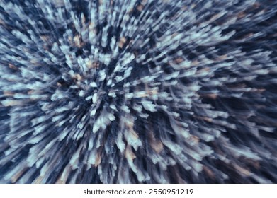 Abstract Monochrome Light Trails Texture with Chaotic Swirling Patterns in Black and White