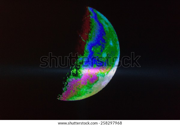 abstract
moon