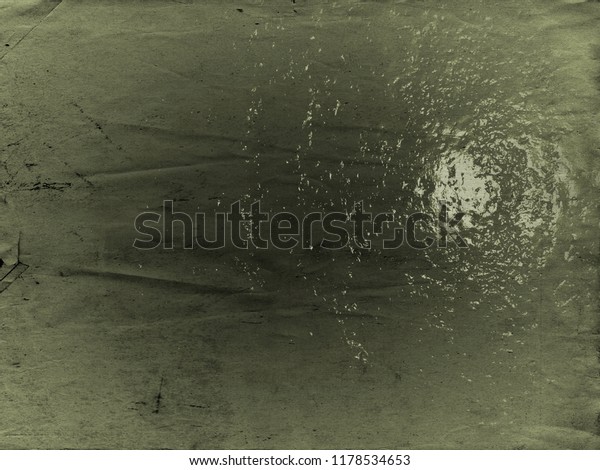 Abstract moon and water photo. Artistic. Sage,\
gray and brown.