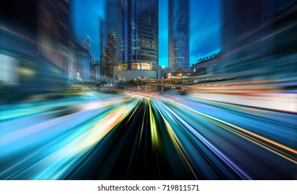 Abstract Motion Blur City