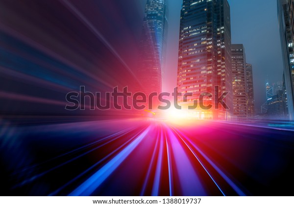 Abstract Motion Blur City\
background