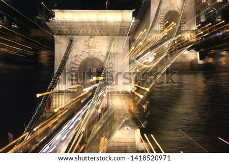 Similar – Foto Bild Nachtmalerei der Donau in Budapest