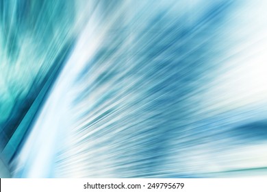 Abstract Motion Blurred High Tech Background.