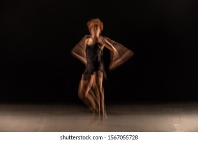 The abstract movement of the dance - Shutterstock ID 1567055728