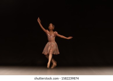The abstract movement of the dance