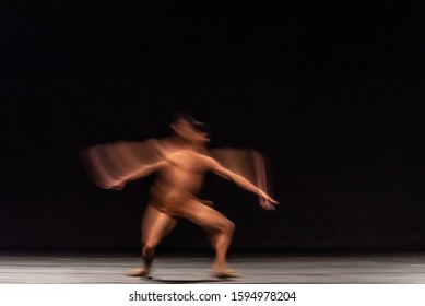 The abstract movement of the dance - Shutterstock ID 1594978204