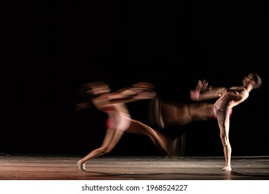 The Abstract Movement Of The Dance