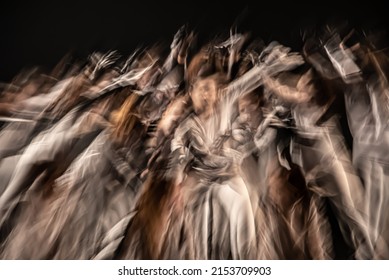 The abstract movement of the dance - Shutterstock ID 2153709903