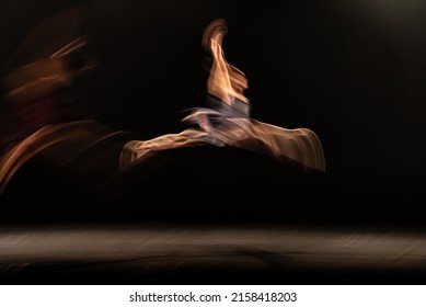 The abstract movement of the dance - Shutterstock ID 2158418203