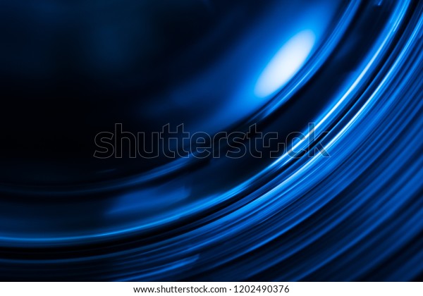 Abstract moving fast\
blue light background