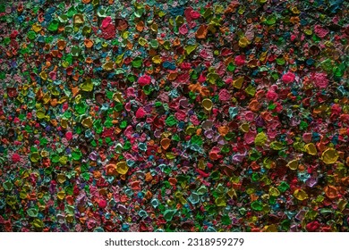 Abstract multicolor background with texture of heterogeneous relief different colors volume - Shutterstock ID 2318959279