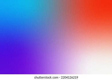 Abstract multicolor red blue purple white orange background  Grain gradient backdrop and place for text  Blurred pattern for your graphic design  banner  poster  card