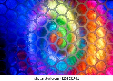 Color Rainbow Pvc Pipes Stacked Construction Stock Photo 692389702 ...