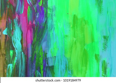 Abstract Multicolored Hand Drawn Oil Smears Stock Photo 1019184979 ...