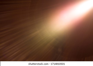 Abstract Natural Sun flare on the black - image
