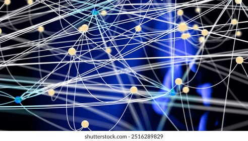 Abstract Network of Interconnected Nodes - Powered by Shutterstock - Get 15% off with code: PIKWIZARD15