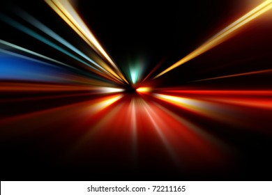 abstract night acceleration speed motion