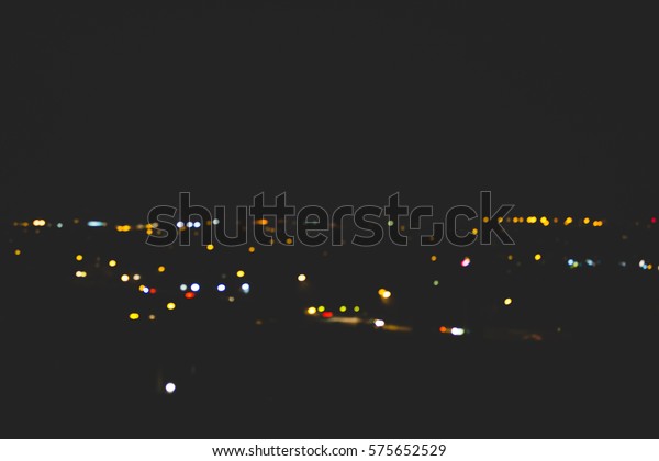 Abstract, night, dark bokeh background, street,\
road, cars
