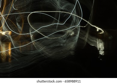abstract of night light background
