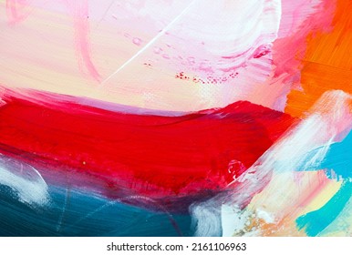 abstract oil paint texture on canvas, background - Shutterstock ID 2161106963