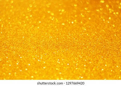 Abstract Orange Glitter Background