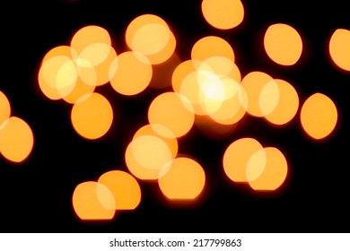 Abstract of orange lights 