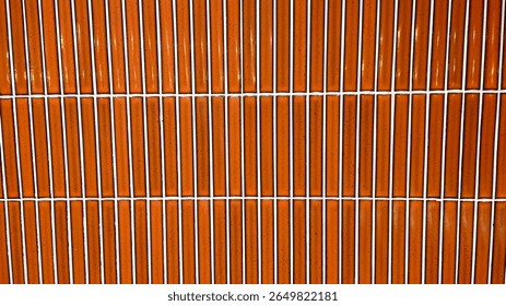 Abstract Orange and Silver Grid Pattern Texture Background
