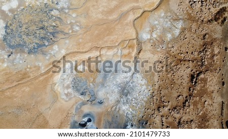 An abstract orange wallpaper of a geothermal area